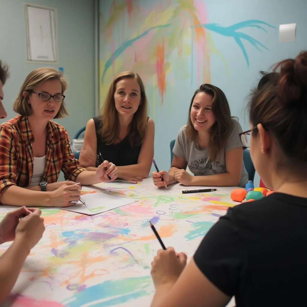 Atelier interactif en groupe